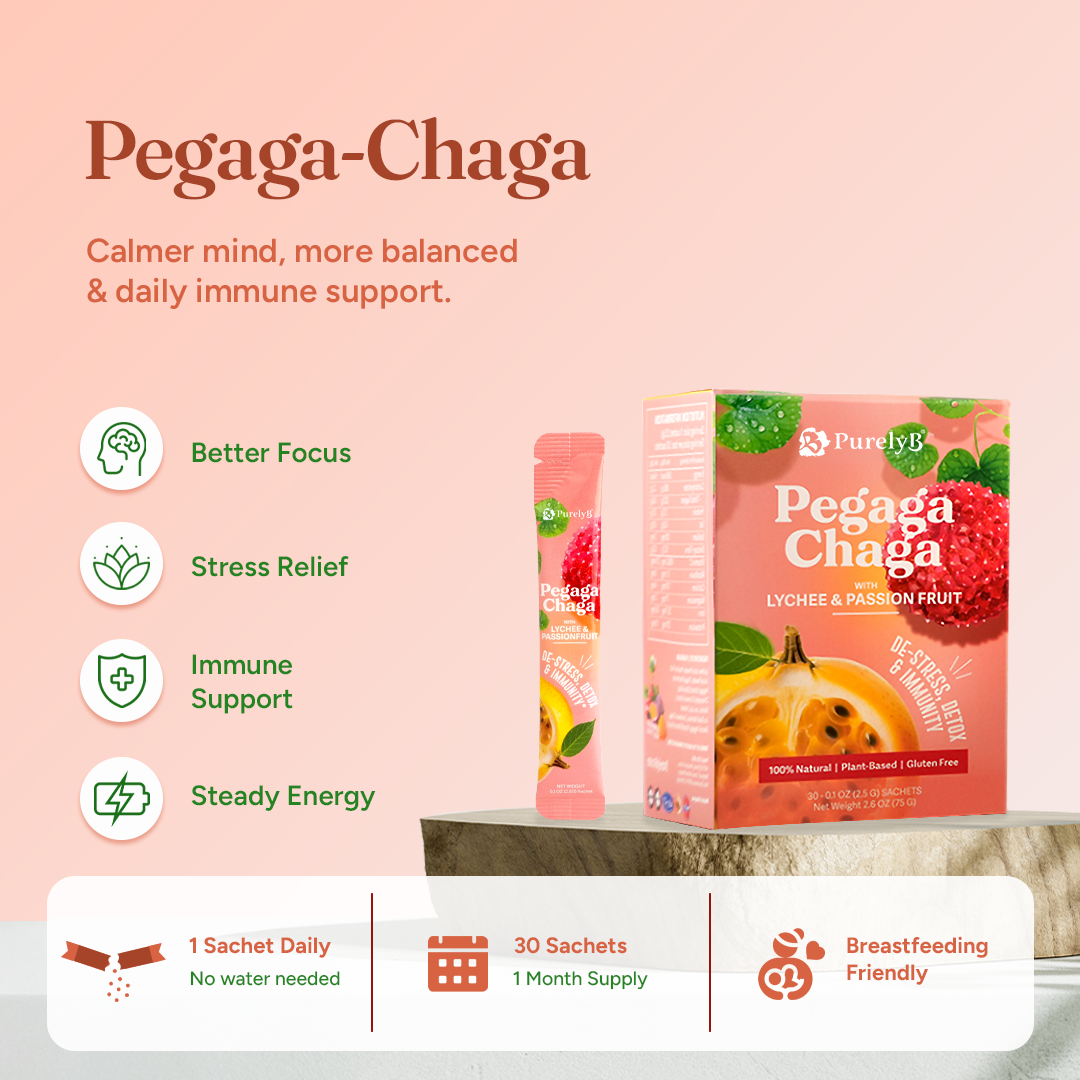 Pegaga-Chaga with Lychee & Passionfruit