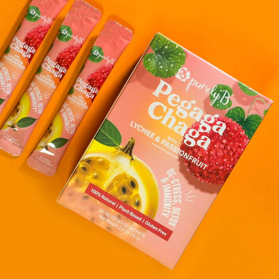 Pegaga-Chaga with Lychee & Passionfruit