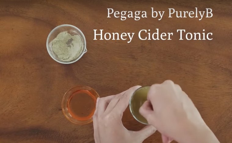 Honey & Pegaga Cider Tonic Recipe