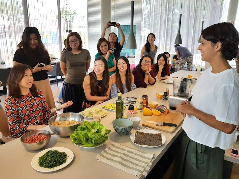 A Cooking Demo With Marissa Parry In Collaboration With Thriven’s  “Thrive to Fit” Wellness Campaign