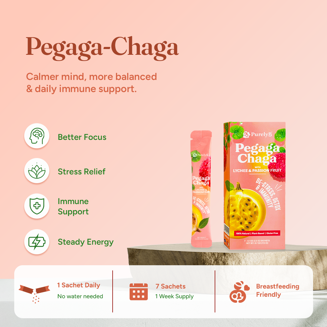 Pegaga-Chaga with Lychee &amp; Passionfruit