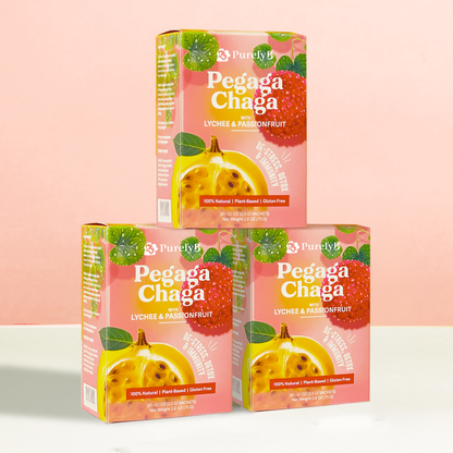 Pegaga-Chaga with Lychee &amp; Passionfruit