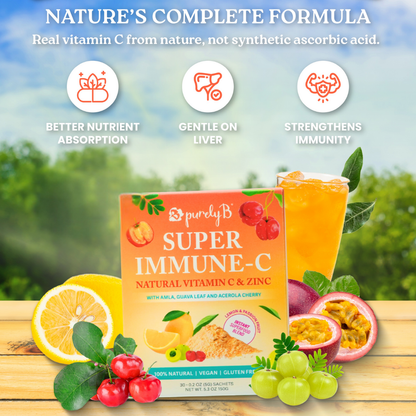 Super Immune-C: Natural Vitamin C &amp; Zinc [PRE-ORDER]