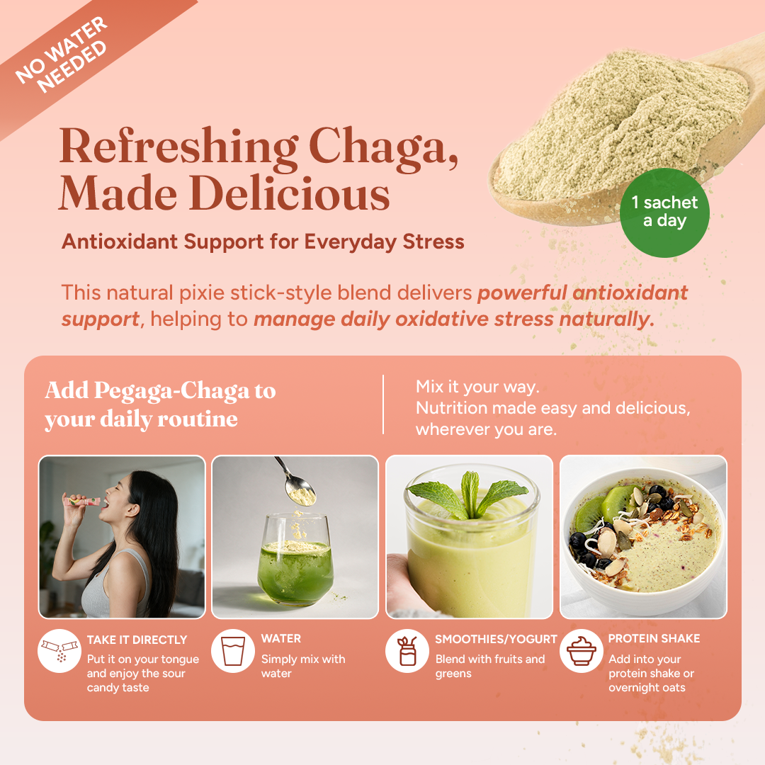 Pegaga-Chaga with Lychee &amp; Passionfruit