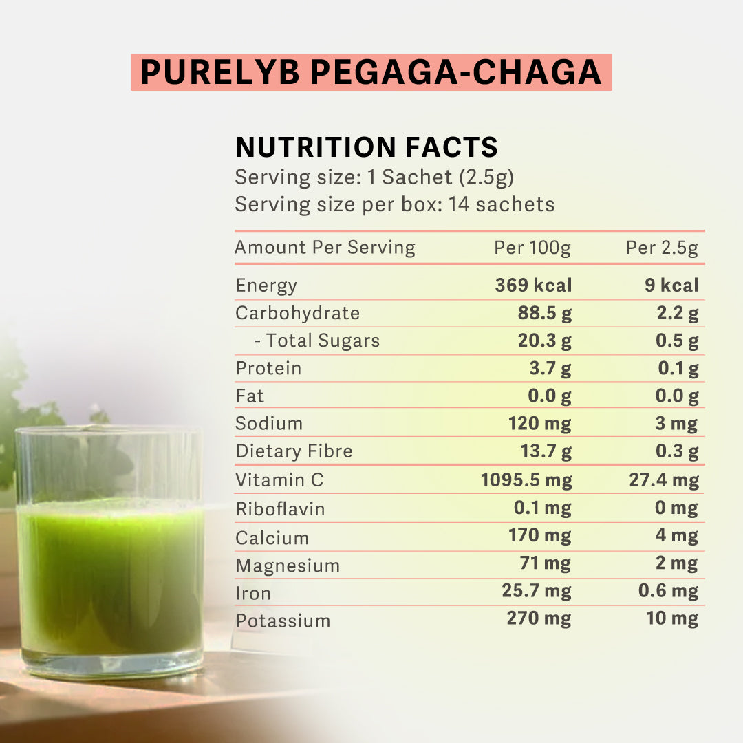 Pegaga-Chaga with Lychee &amp; Passionfruit