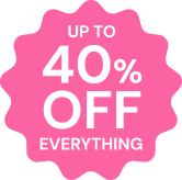 Up to 40% off everything
